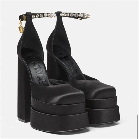 scarpe versace zeppa|Scarpe da donna Versace .